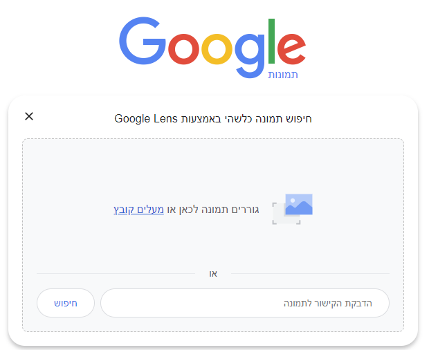 חיפוש בגוגל לפי תמונה